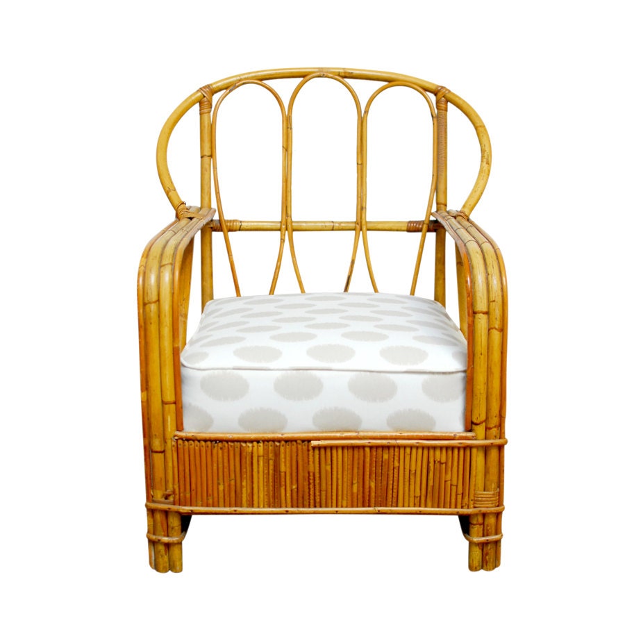 Mid Century Modern Bamboo Rattan Chair Haute Juice