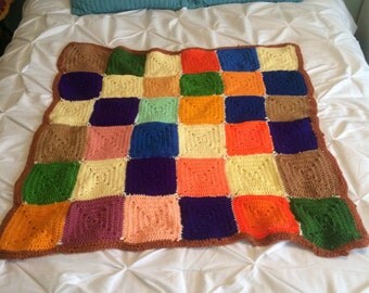 Crochet Throw Blanket - Handmade