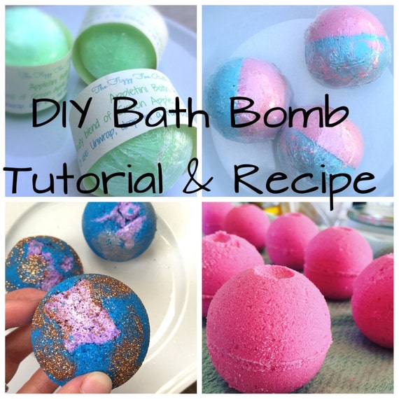 DIY Bath Bomb Recipe & Tutorial