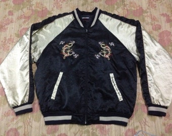Vintage dragon jacket – Etsy