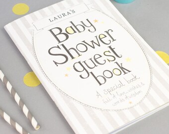 Baby shower Guest Book. Personalized baby shower guest book. Pastel baby shower. Baby shower gift. Baby shower momento. Mom to be gift.