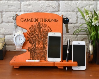 Custom organizer Personalized holder organizer wood burning art Custom dock station personalized docking NOT custom iphone 6 case
