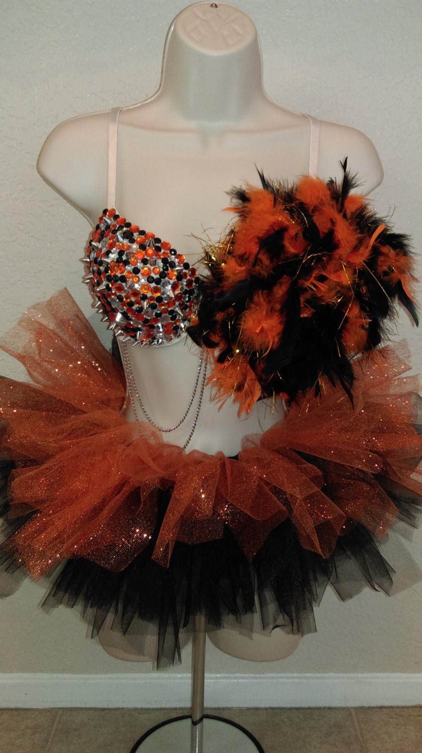 34B Halloween costume bra 2 w/ tutu. Inspired by Nightmare