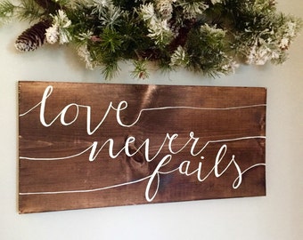 fails art love never calligraphy Bookmark Love 8 Corinthians Cut 13:4 Never 1 Fails Lase