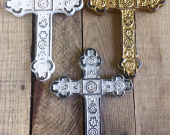 Set of 3 Decorative Crosses - Wall Cross - Christian Home Decor - Cross Decor - Religious Wall Art - Gallery Wall Decor - Religious Decor