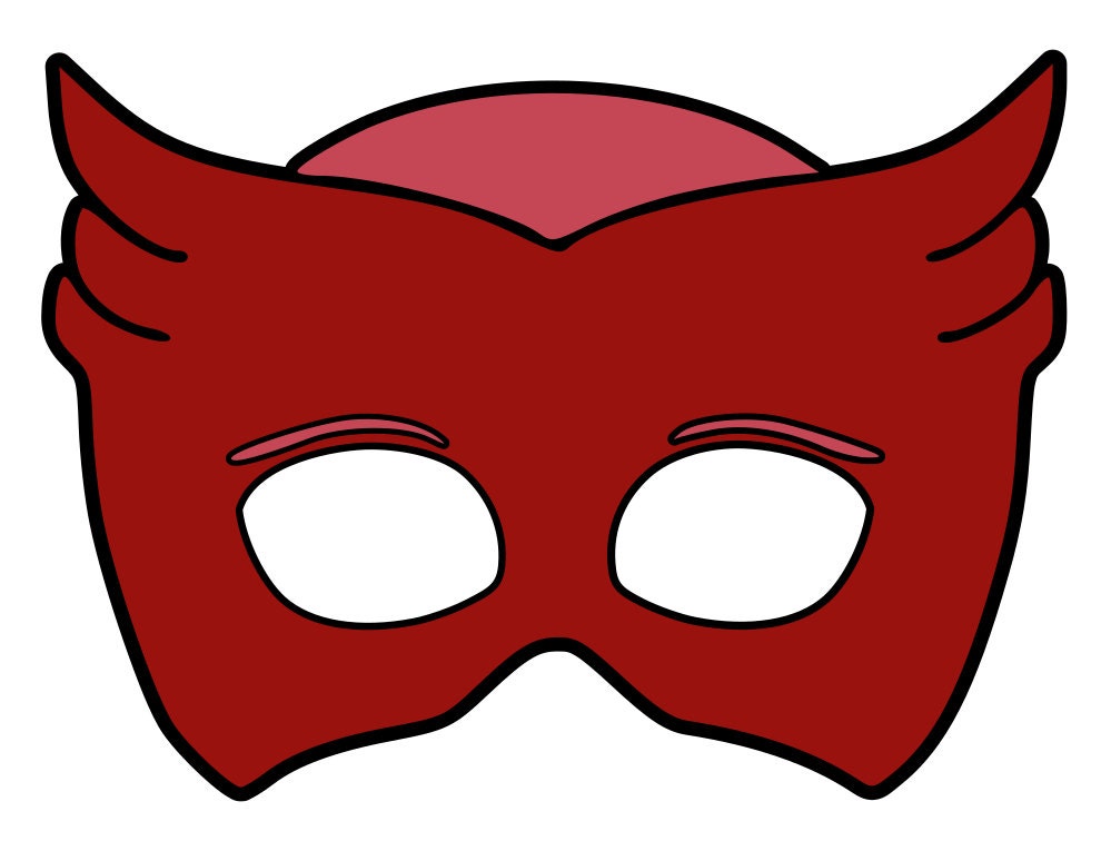 Download PJ Masks - masks - svg files from MamasControlledChaos on Etsy Studio