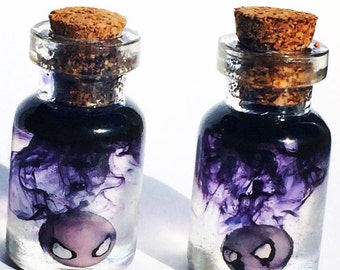 SALE- Poe in a bottle - Inspired by The Legend of Zelda - Glows in the Dark! (NEW COLOR)