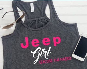 unique gifts jeep lovers jeep jeep excuse jeep girl jeep lover top tank jeep tank hair the gift