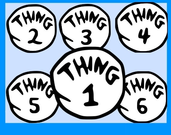 Download Things 1-6 SVG and Clip art Dr Seuss Clip art by ...