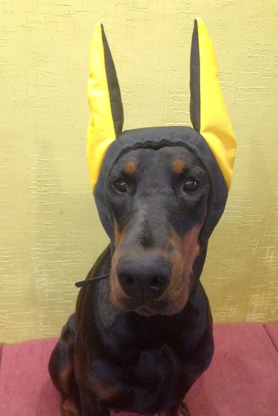 Items similar to Doberman Winter Hat, Doberman Warmer, Dog Hat, Dog ...