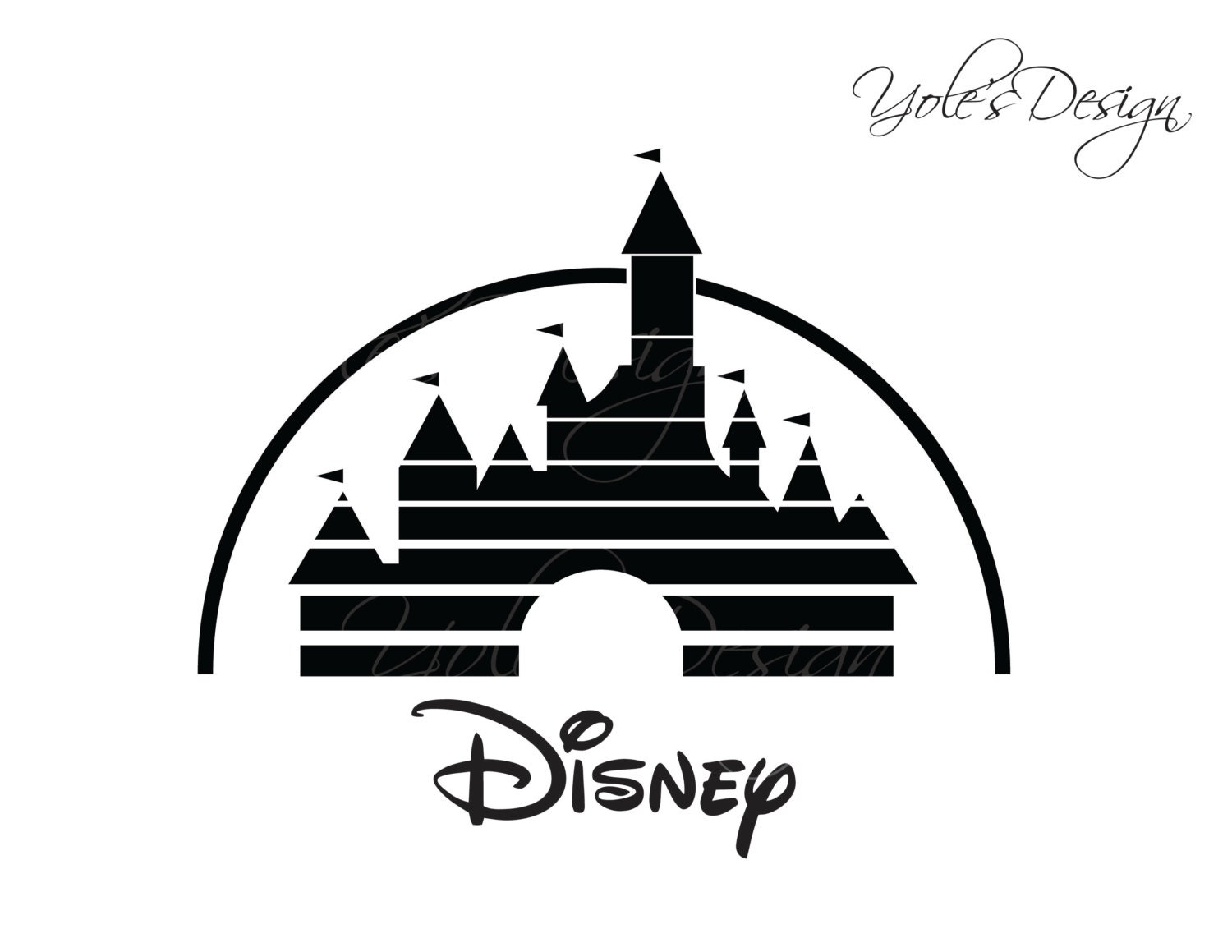 INSTANT DOWNLOAD Disney Castle SVG Disney Trip by YoleDesign