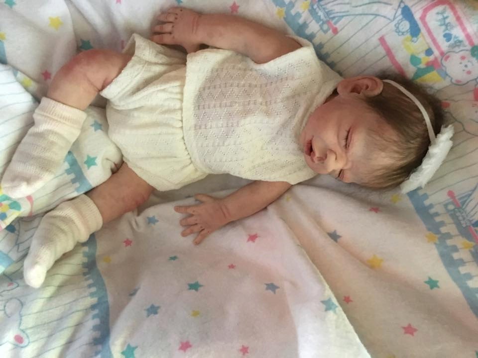 MITCHELL BABIES solid full body SILICONE preemie baby Sculpt