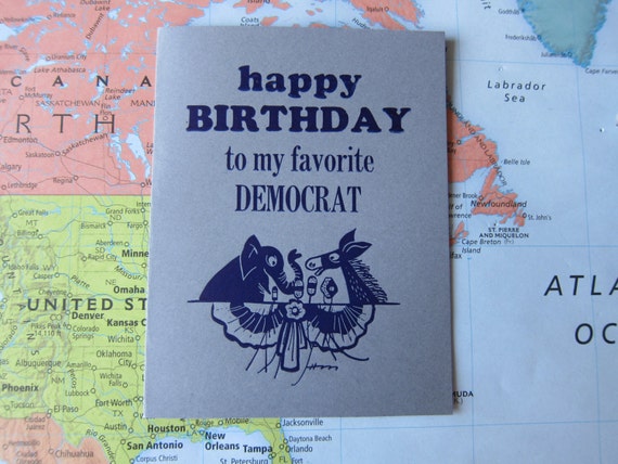 Items similar to Letterpress Birthday Card - Happy Birthday to my ...