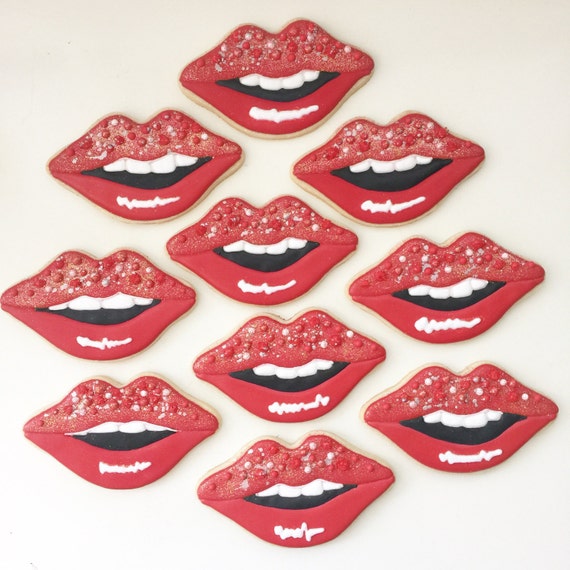 Funky Lip Cookies