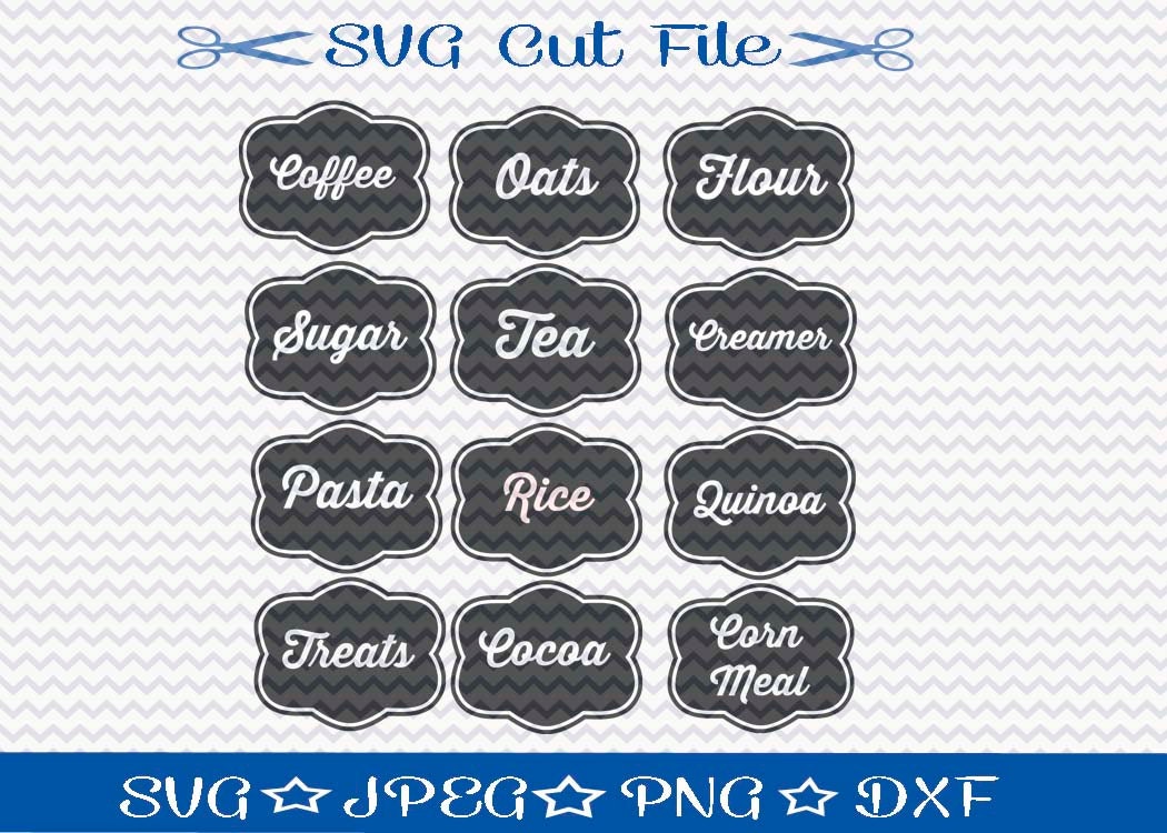 Download Pantry Label SVG Bundle / SVG Cut File / SVG Download
