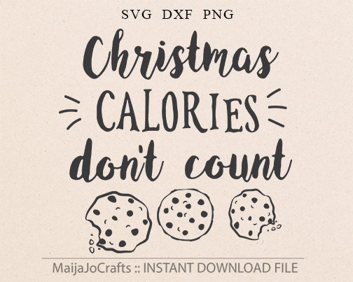 Download Christmas Calories Don't Count SVG Christmas SVG by ...