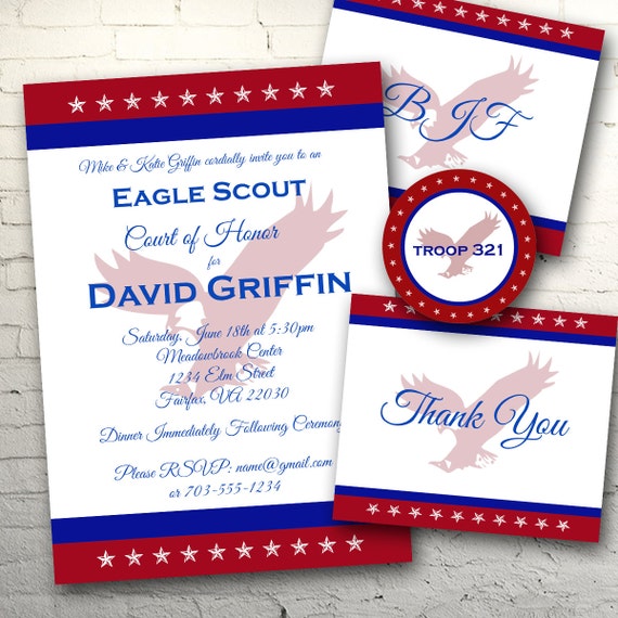 Eagle Scout Invitations Cards 9