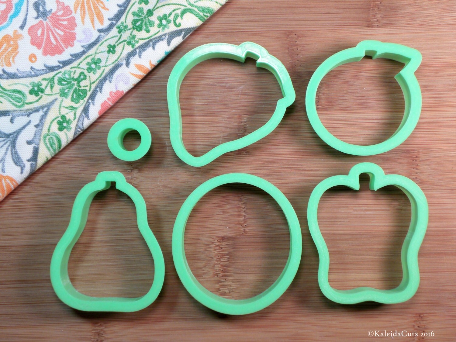 Fruit Set of Cookie Cutters. Hungry Caterpillar Cookie Cutter.