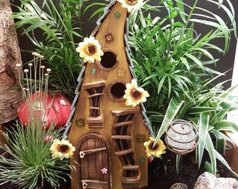 Pandoras lodge birdhouse/bird house /handmade /Garden art /bird houses /birdhouses