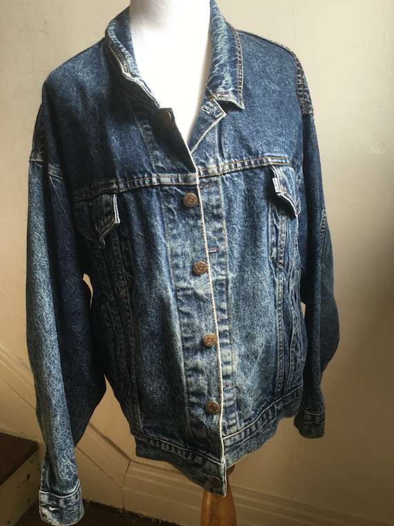 Vintage LEVIS Strauss Denim Jacket TRUE Vintage 1970s Acid