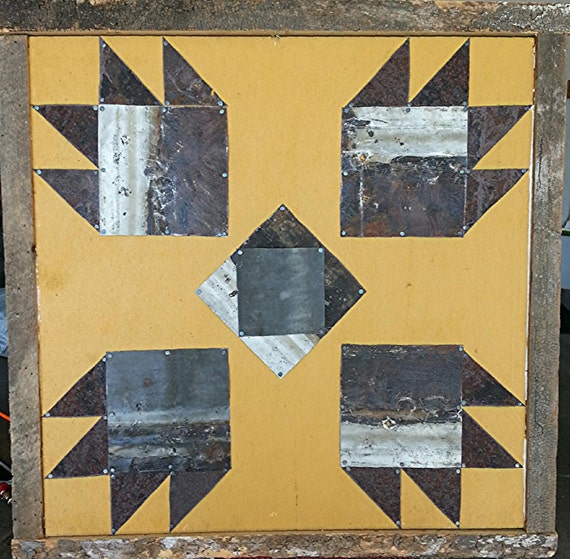 Items similar to Bear's Paw Barn Quilt on Etsy
