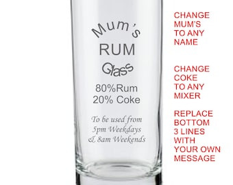 Etsy Personalised Save Water Drink Rum Glass Etsy Personalised Save Water Drink Rum Glass