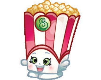 Poppy Corn Shopkins Inspired PES Machine Embroidery Design
