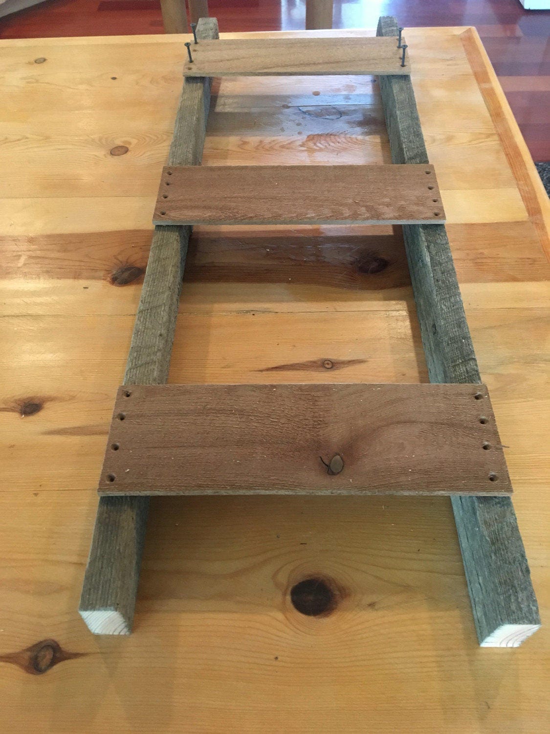 Barn Wood and Cedar Ladder Kit by BarnwoodByTom on Etsy