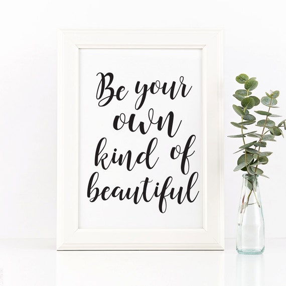 Quote prints / Inspirational quote printable wall by SkylaDesign