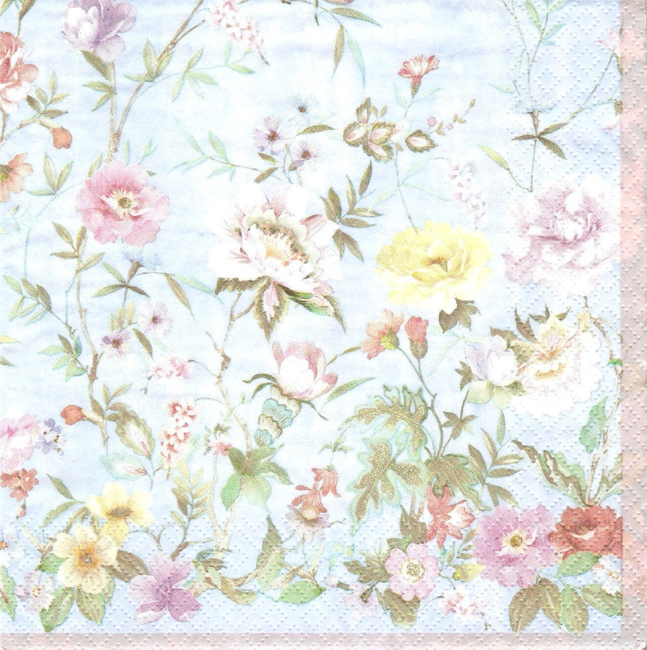 4 Floral Pattern Decoupage Paper Napkins Spring Napkins For Decoupage   Il Fullxfull.1005281573 Bn1z 