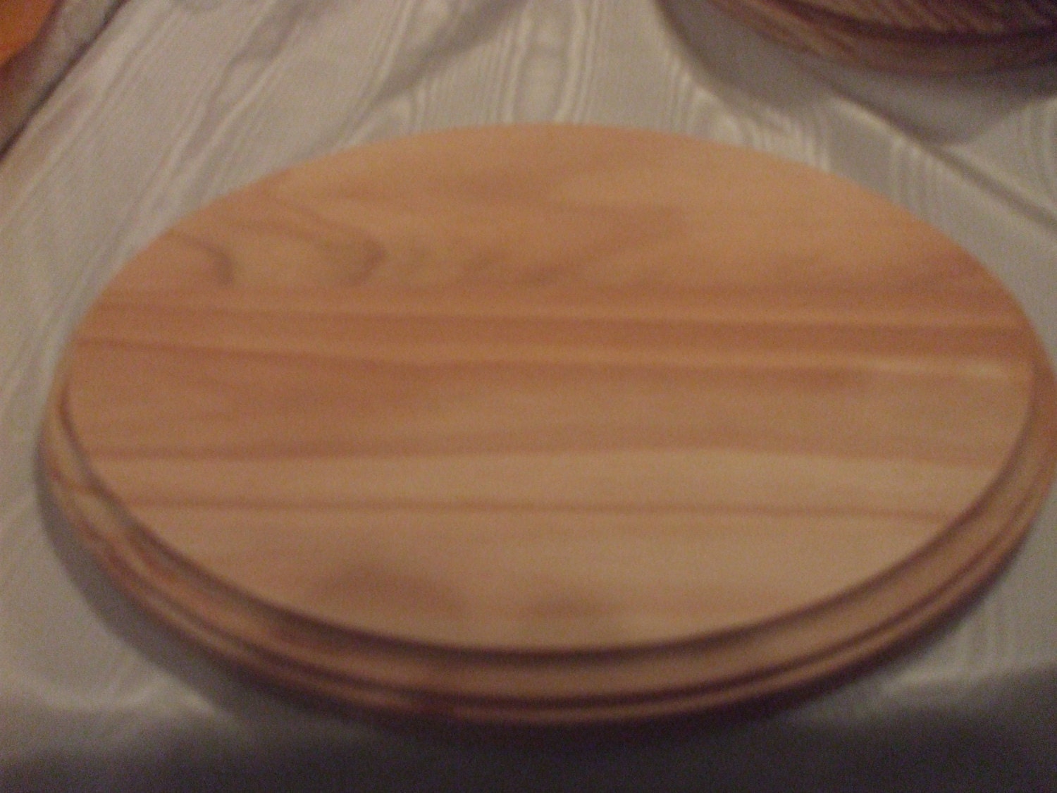 9 x 7 Oval Wooden Plaque Unfinished. Beveled by pleasantcrafts