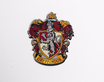 Harry Potter Hogwarts House Gryffindor patch - iron-on 3 inch patch