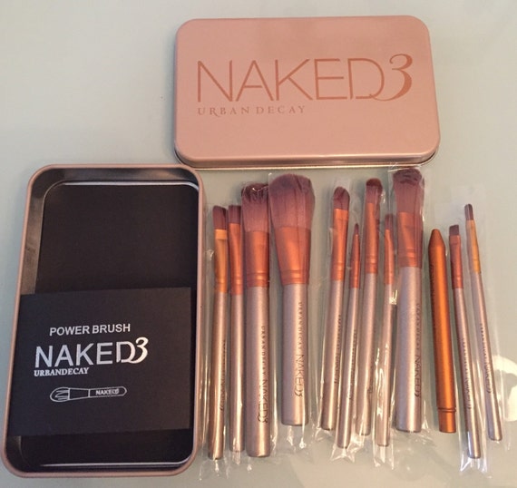 Urban Decay Naked 3 Makeup Brushes set of 12 by PrincesCrystals