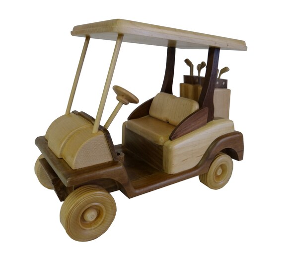 Handcrafted Wood Golf Cart by SLHwoodDesigns on Etsy