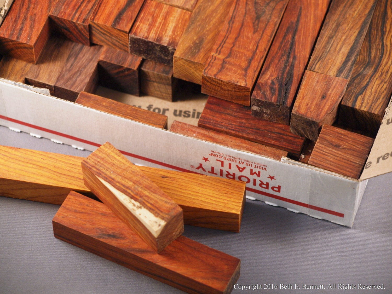 Cocobolo Exotic Wood Scraps