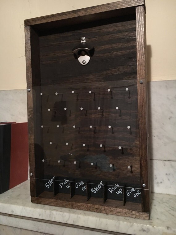 Items similar to Drinko Plinko, drinking game, bottle cap plinko, bar