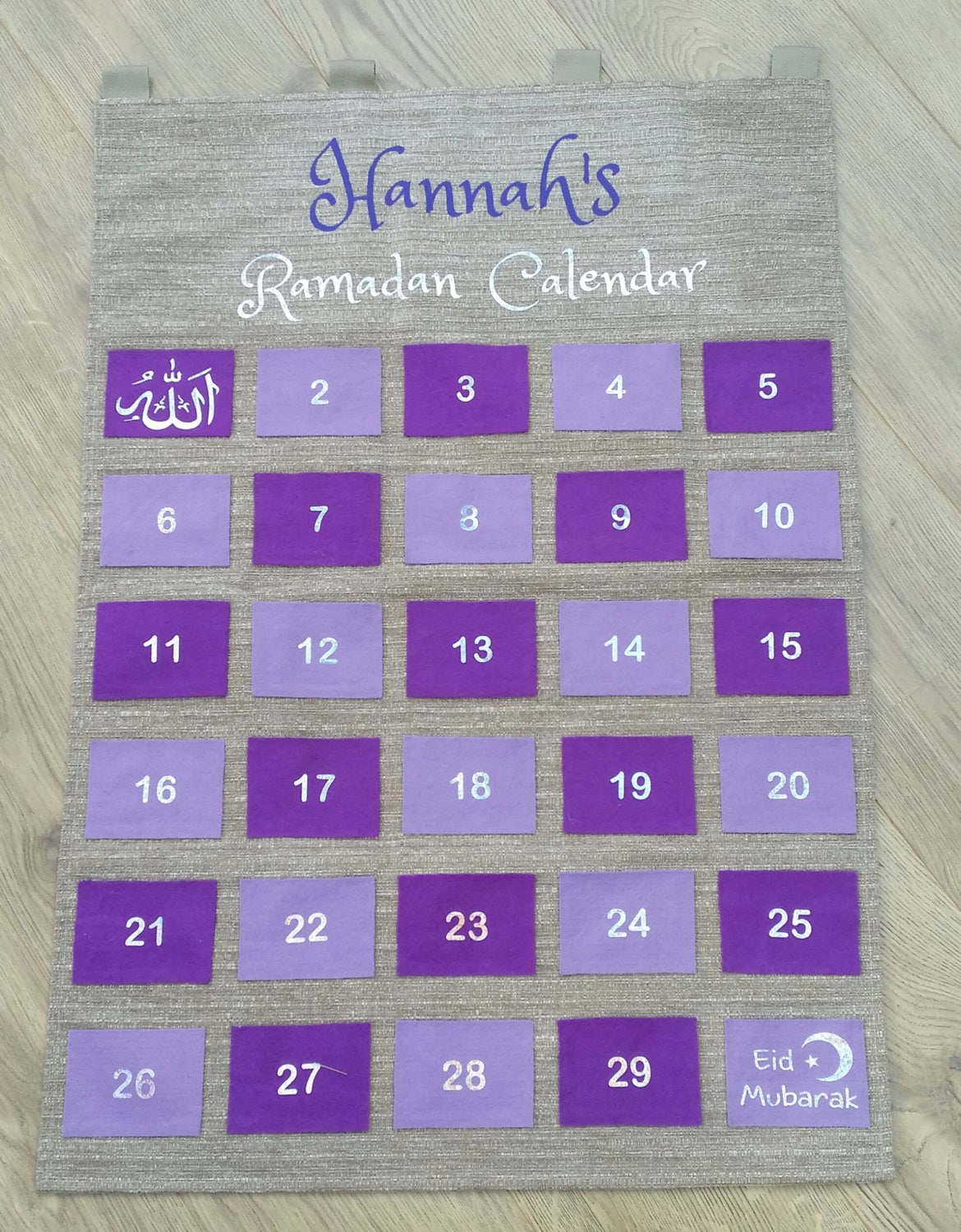 ramadan advent calendar personalised