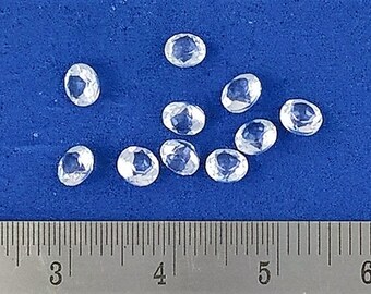 Round White Topaz 4mm (Pack of 10)