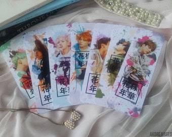 BTS HYYH PT2 Watercolour Splatter Edit Bookmarks