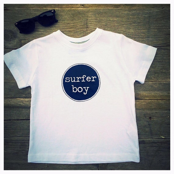 SURFER BOY 100 cotton tee kids surf clothes baby surf