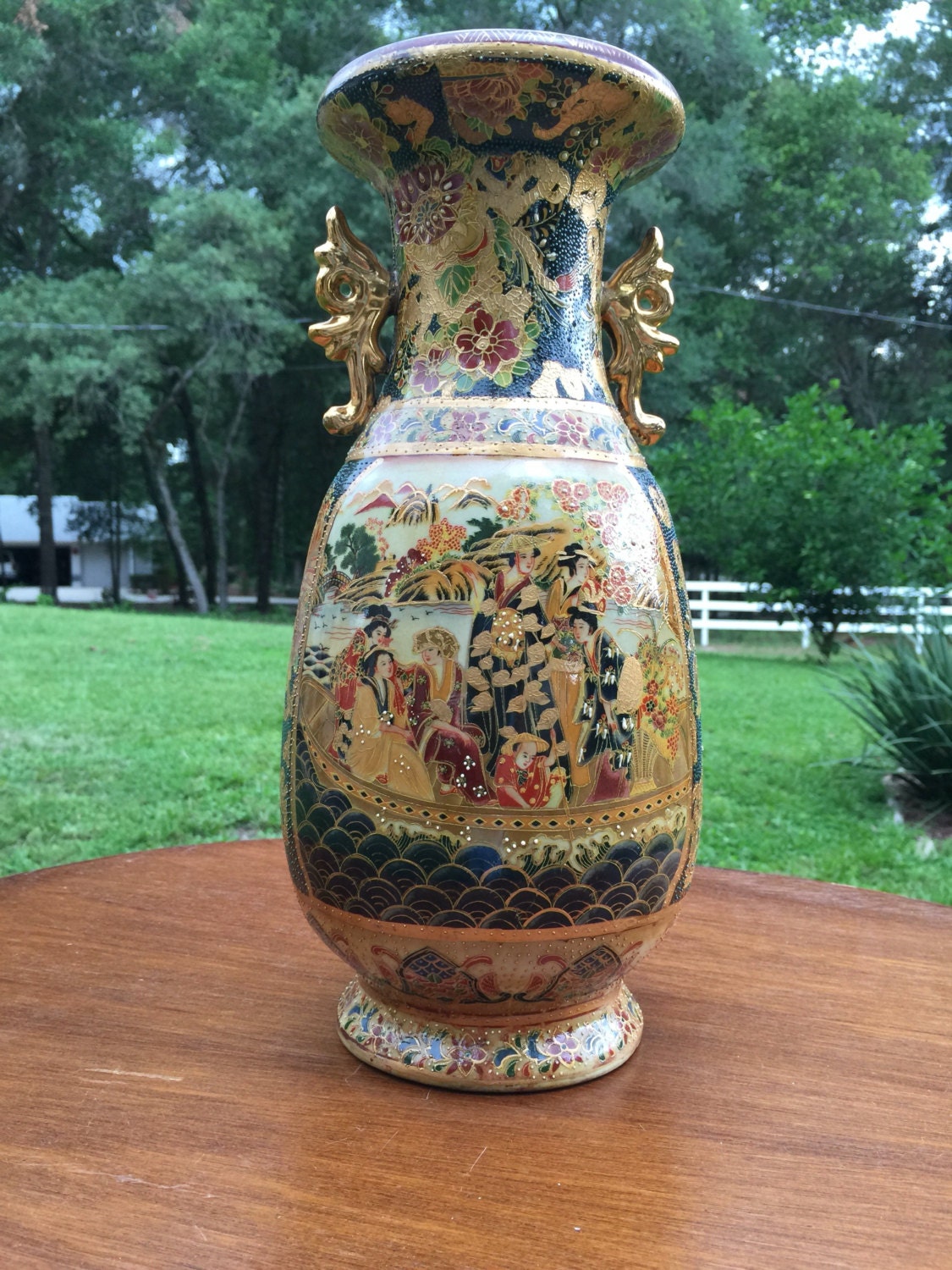 Royal Satsuma vase