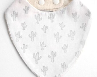 Cotton bandana bib sponge bio cactus