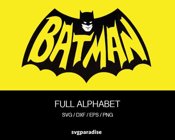 Download Batman Alphabet Svg Batman Cuttable Svg Svg Eps Dxf