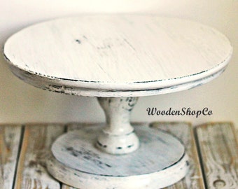 ALL SIZE 8 28 Inch Shabby White Cake Stand Wedding ALL SIZE 8 28 Inch Shabby White Cake Stand Wedding