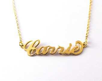 Name Necklace: Personalized Necklace, Custom Name Necklace, Custom NAME, 21 Birthday, 16 Birthday, Anniversary gift, Christmas Gift, Bday