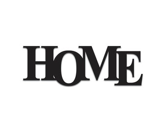 Home Word Art Wood 3D Cutout Home by MRC Wood Products