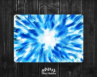 Watercolor Macbook Decal, Macbook Air Sticker, Peel and Stick, Vinyl Macbook Decal, Macbook Pro Decal, Macbook Air Decal OH017