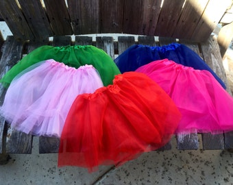 Tutu - 3 layer kids tutu w/ elastic band