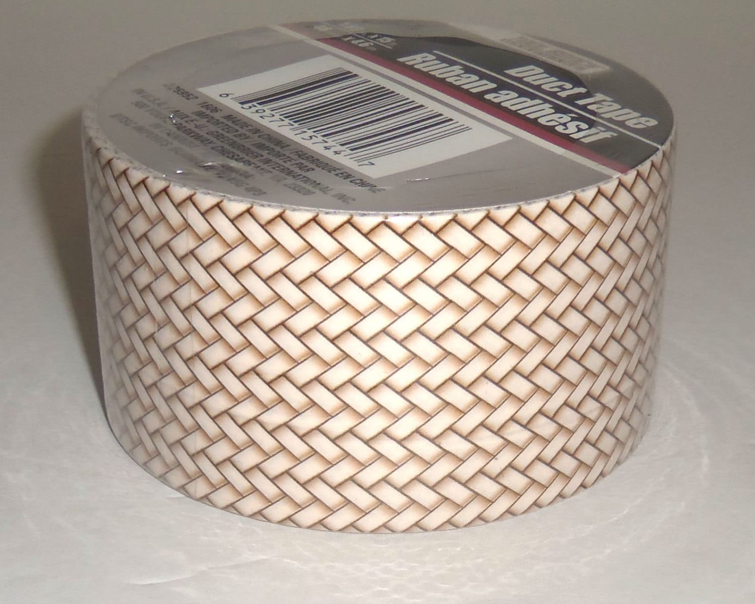 Wicker Basket Weave Pattern Duct Tape 2 Rolls 15' each DIY Art Project
