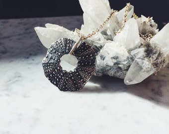 pendentif oursin de mer fait-main